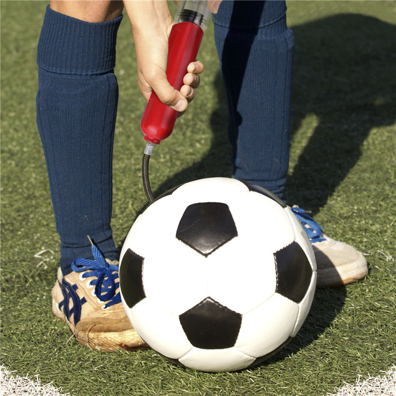 New Ball Pump Portable Inflator Hand Held Air Ball Pump Basketball Soccer Volleyball Football With Needles Inflatable Pump