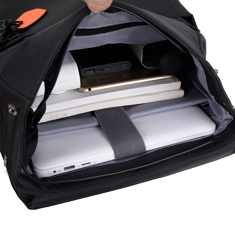 Fashion Men's Backpack Large Capacity Rucksack College Student School Bag Oxford Cloth Travel Bag Waterproof Laptop Backpack