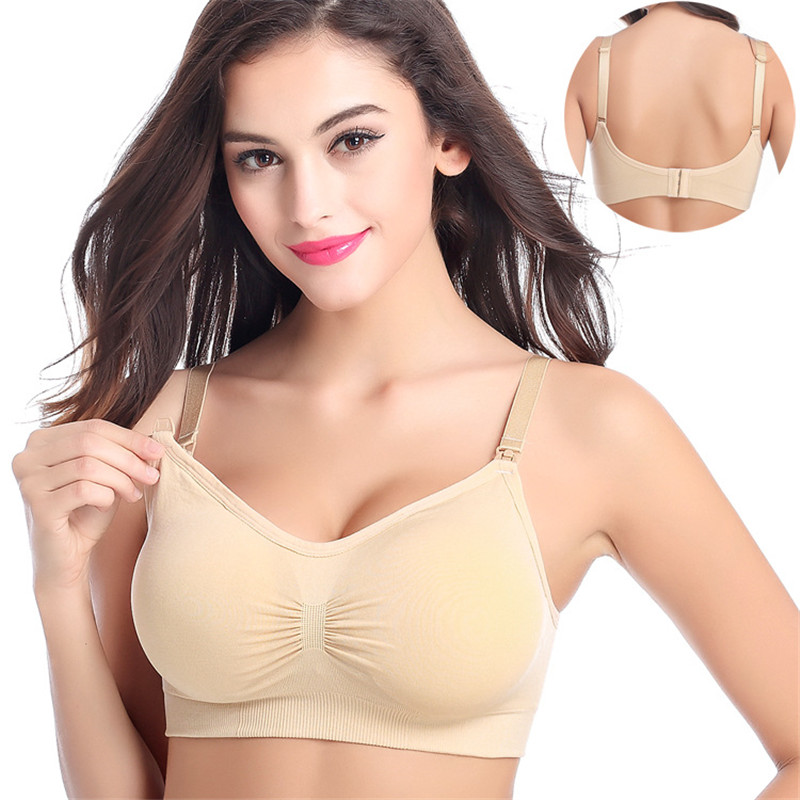 Maternity Bras Wirefree Nursing Pregnant Women Feeding Sujetador Lactancia Clothes Sagging Breastfeeding Women's Lactancia Bra