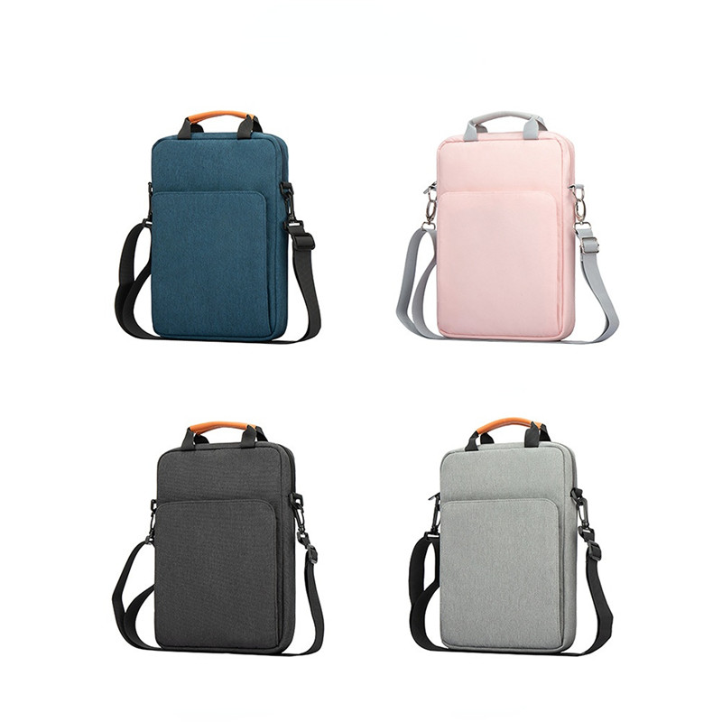 Waterproof iPad Tablet PC Sleeve Bag 9.7 11 13.3 inch Laptop Shoulder Handbag with Cell Phone Mouse Cable Pocket Holder Pouch