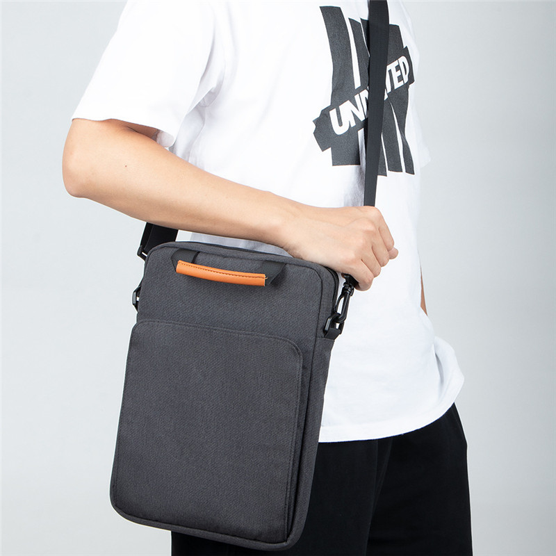 Waterproof iPad Tablet PC Sleeve Bag 9.7 11 13.3 inch Laptop Shoulder Handbag with Cell Phone Mouse Cable Pocket Holder Pouch