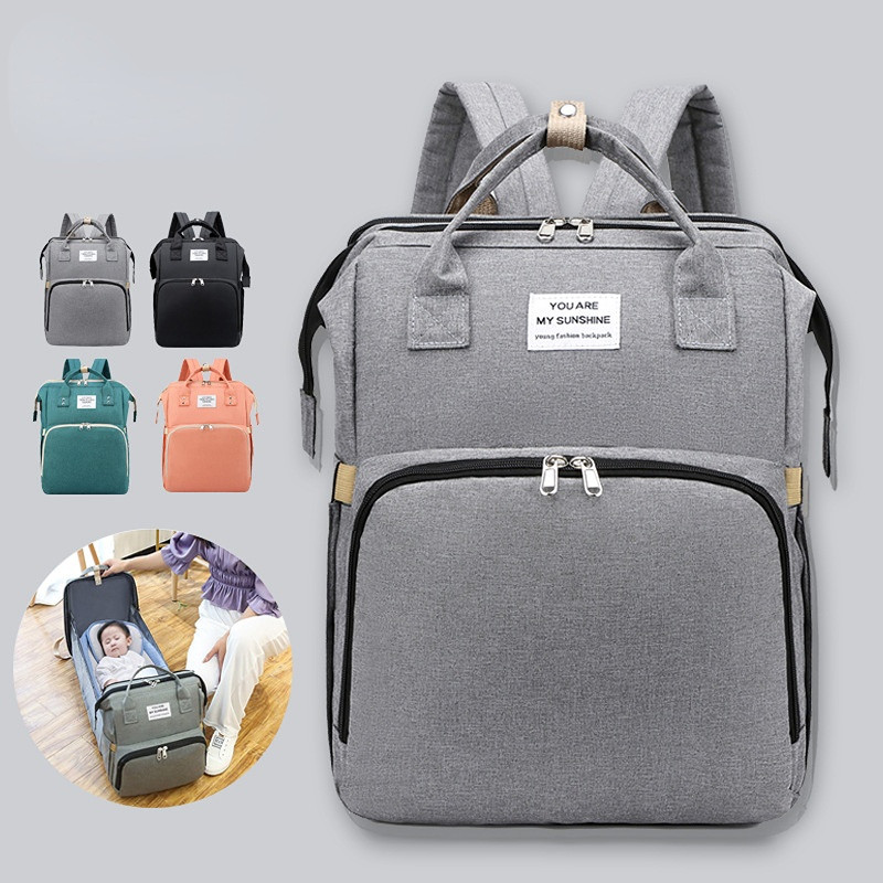 Baby Diaper Bag Travel Backapack Infant Bed Nappy Changing Pad Mummy Bag Maternity Nursing Handbag Stroller Nappy Bags Baby Care