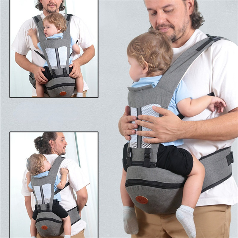 0-36M Baby Carrier Front Facing Hipseat Kangaroo Ergonomic Infant   Baby Wrap Sling Waist Stool for Newborn Toddler Kids