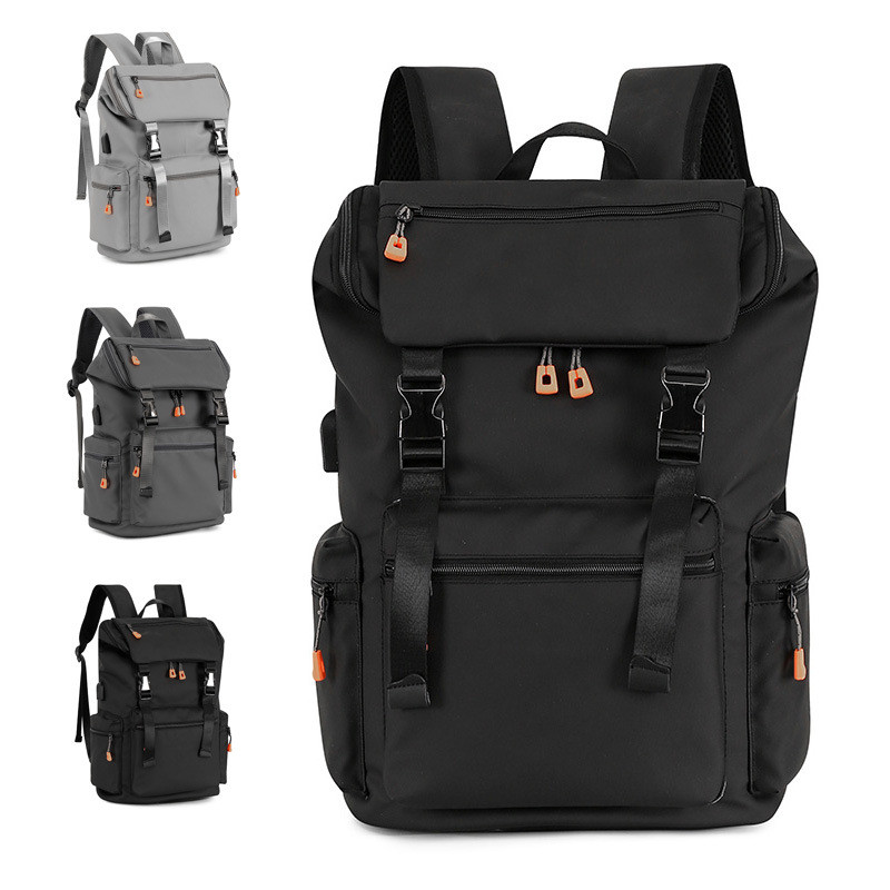 Large Capacity 15.6 inch Laptop Backpack Durable Daily School Bag USB Charging Business Backpacks Waterproof Travel Bag