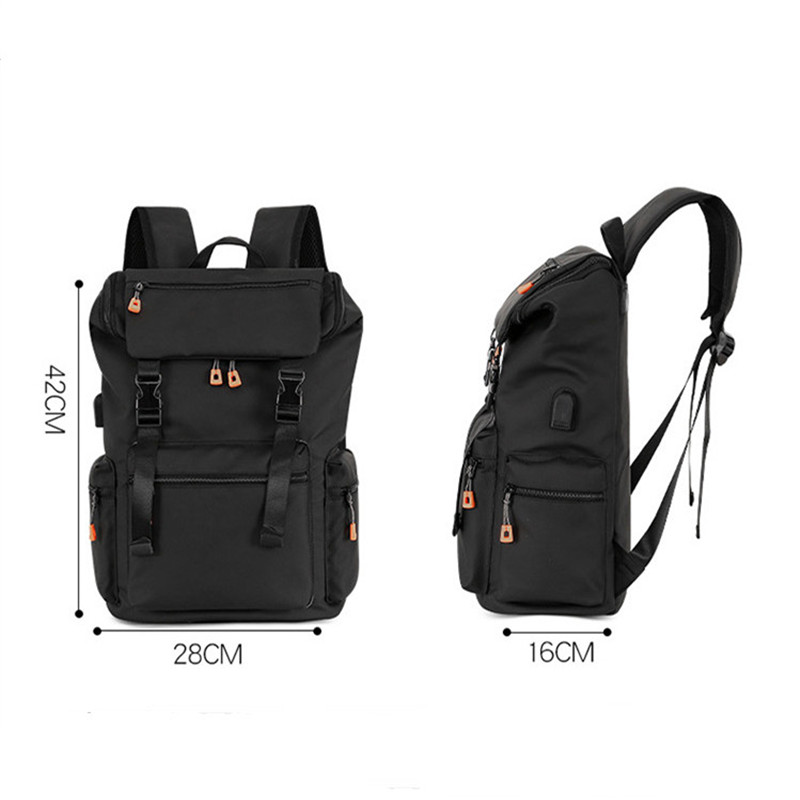 Large Capacity 15.6 inch Laptop Backpack Durable Daily School Bag USB Charging Business Backpacks Waterproof Travel Bag