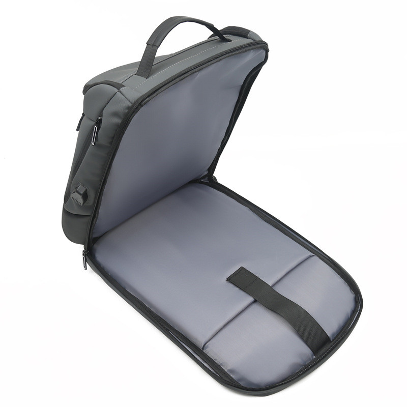 15.6 Inch Laptop Backpack Student Bookbag Waterproof Oxford Rucksack Men USB Charging Business Travel Backpack