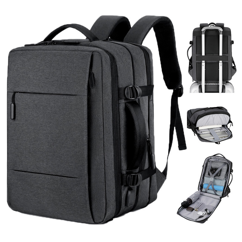Fashion Laptop Backpack Mens Male Backpacks Business Notebook Waterproof Back Pack USB Charging Bags Travel Bagpack Rucksack