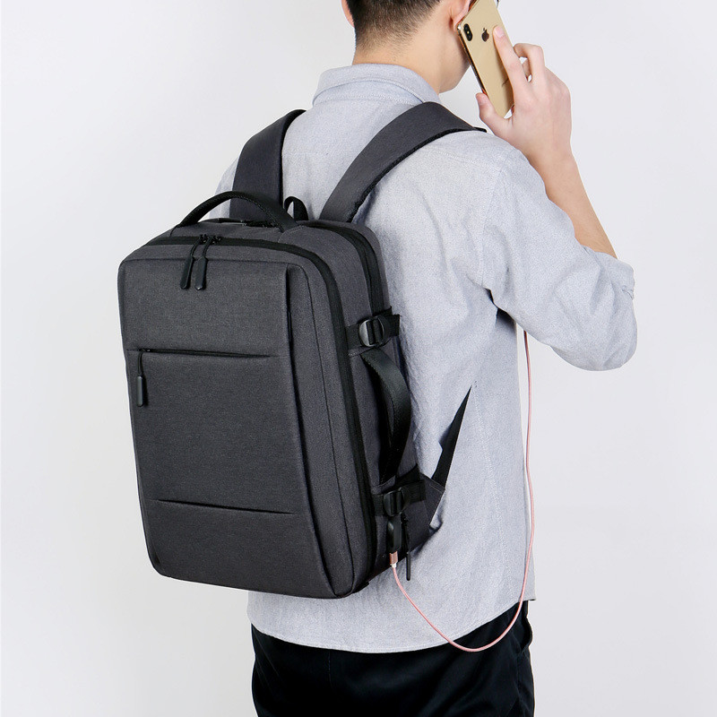Fashion Laptop Backpack Mens Male Backpacks Business Notebook Waterproof Back Pack USB Charging Bags Travel Bagpack Rucksack