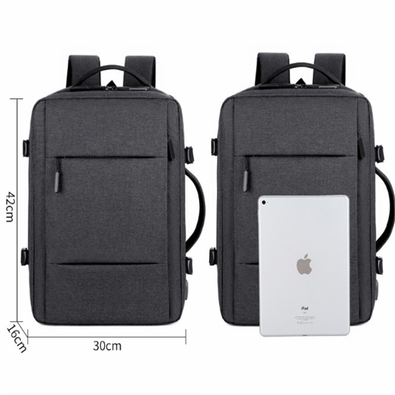 Fashion Laptop Backpack Mens Male Backpacks Business Notebook Waterproof Back Pack USB Charging Bags Travel Bagpack Rucksack