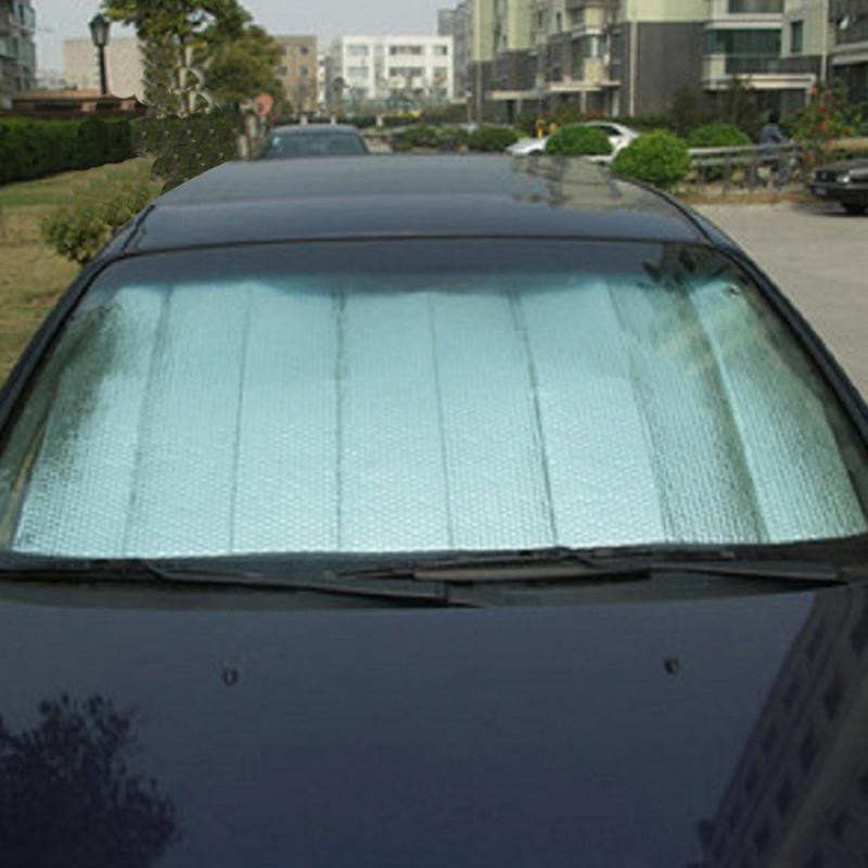 140*70cm UV Protection Shield Universal Front Rear Car Window Sunshade Visor Windshield Cover Auto Car Sun Shades Anti Snow Ice