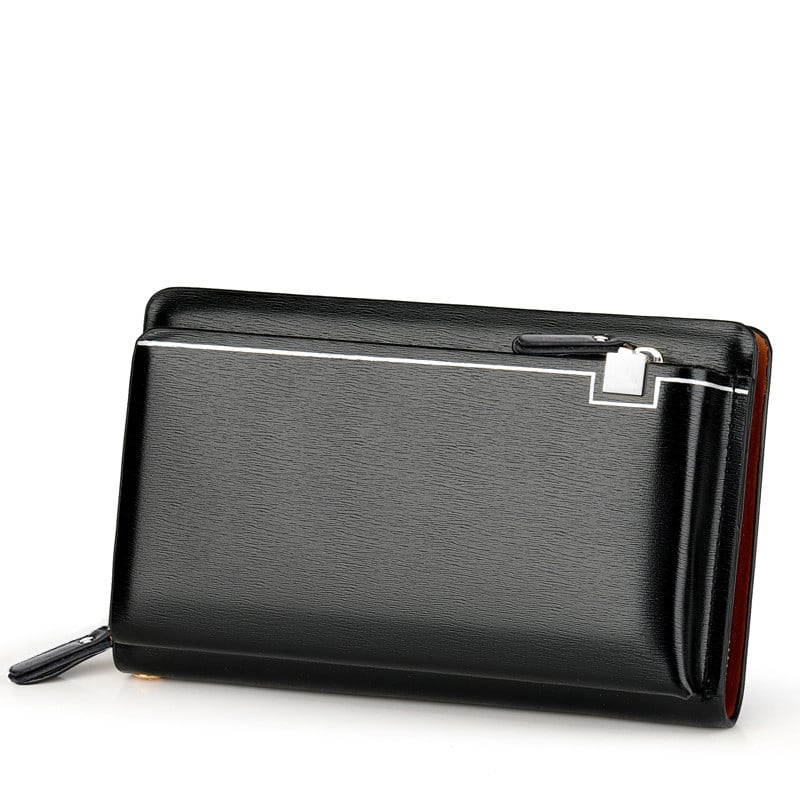Luxury Business Wallet Men Coin Pocket Zipper Purse Long Men's Clutch Bag Large Capacity Card Holder Passport Handy Bags
