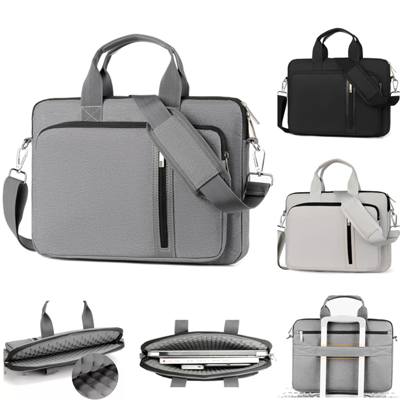 Laptop Bag 13.3 15.6 17 inch Waterproof Notebook Case Sleeve For Macbook Air Pro 13 15 Computer Shoulder Handbag Briefcase Bags