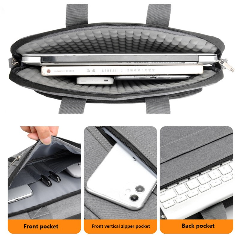 Laptop Bag 13.3 15.6 17 inch Waterproof Notebook Case Sleeve For Macbook Air Pro 13 15 Computer Shoulder Handbag Briefcase Bags