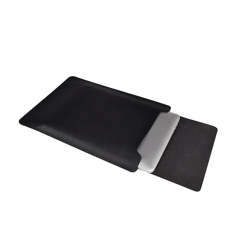 Multipurpose Laptop Bag Case for Macbook Air Pro PU Leather 13/14 /15inch Notebook Cover Laptop Sleeve Bag with Stand Mouse Pad