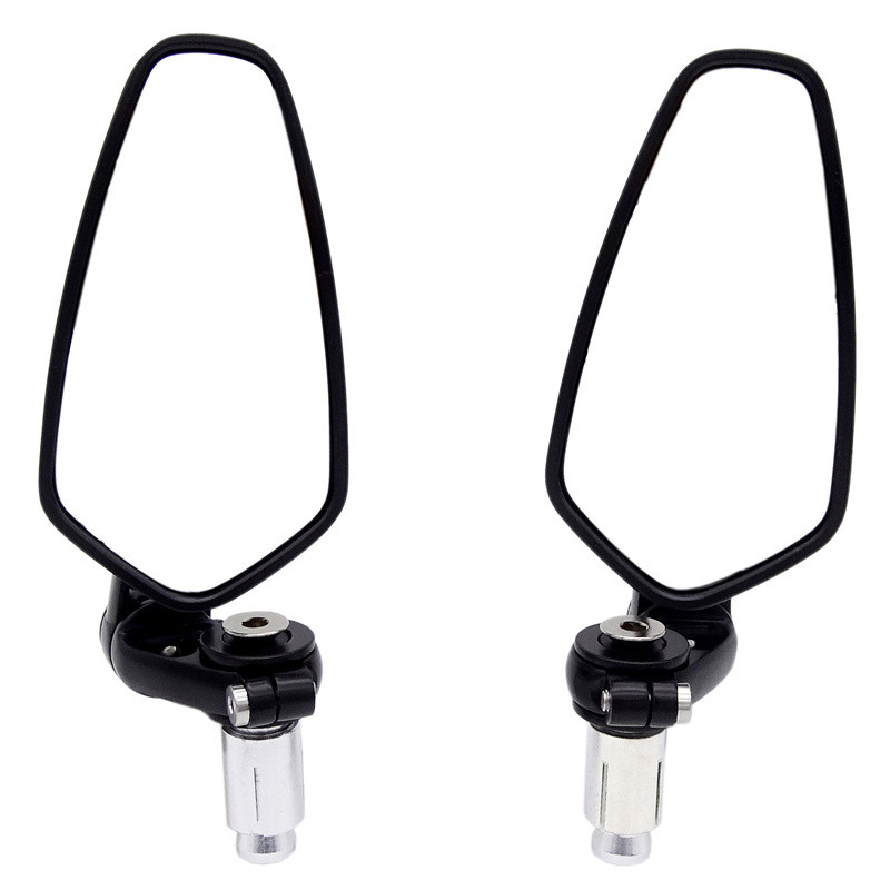 2pcs 7/8"22mm Motorcycle Rearview Mirrors Universial Motorcycle Aluminum Bar End Mirror Motorbike Handlebar Side Rearview Mirror