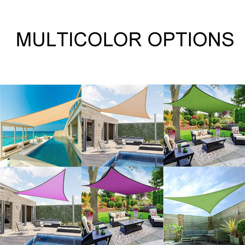 Waterproof Sun Shade Sail Sun-Shelter Awnings For Garden Canopy Pool Patio Beach Camping Awning Outdoor Anti-UV SunShade Sail