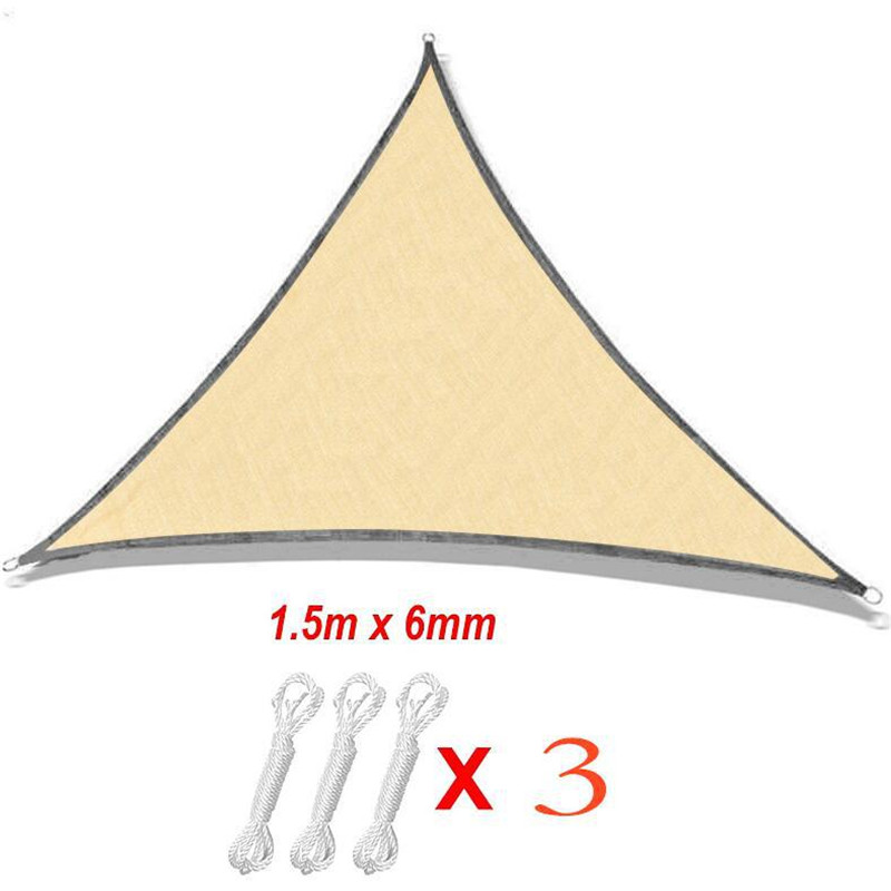 Waterproof Sun Shade Sail Sun-Shelter Awnings For Garden Canopy Pool Patio Beach Camping Awning Outdoor Anti-UV SunShade Sail