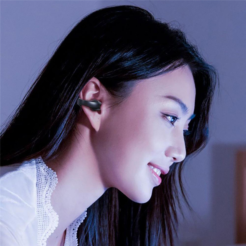 TWS Wireless Headphone Bone Conduction Bluetooth Earphones Stereo Sound Touch Control Ear Clip Headset For Xiaomi iPhone