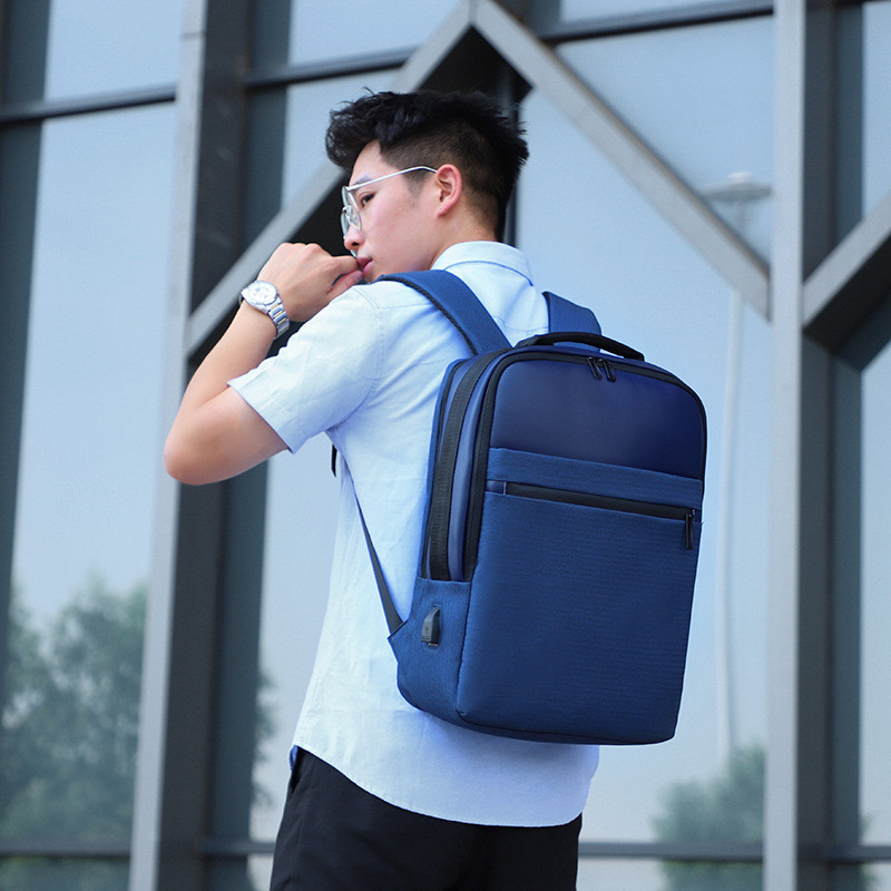 Fashion Laptop Backpack Men USB Charging Waterproof Travel Backpacks Students Rucksack Shoulder Bags Male Vintage School Bag