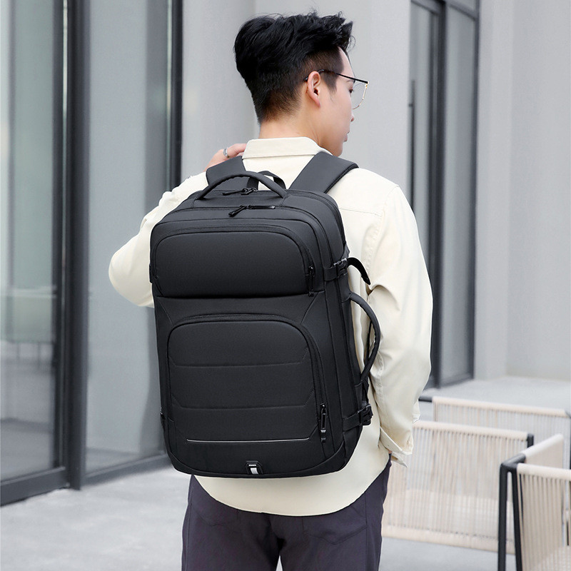 Luxury Large Capacity Business Backpack For Men Women 17" Laptop Bag USB Schoolbag Rucksack Computer Backbag Travel Daypack