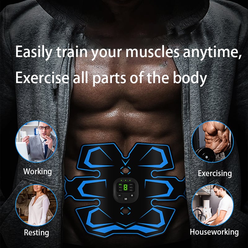 Smart Electric EMS Muscle Trainer Muscle Stimulator Abdominal Trainer EMS Fitness Abdominal Massager For Arm Back Foot Training