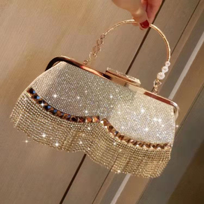 Handbag for Wedding Party Banquet Bags Diamond Clutch Bag Ladies Luxury Party Evening Bag Fashion Wedding Bridal Tote Bag