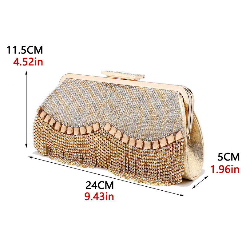 Handbag for Wedding Party Banquet Bags Diamond Clutch Bag Ladies Luxury Party Evening Bag Fashion Wedding Bridal Tote Bag