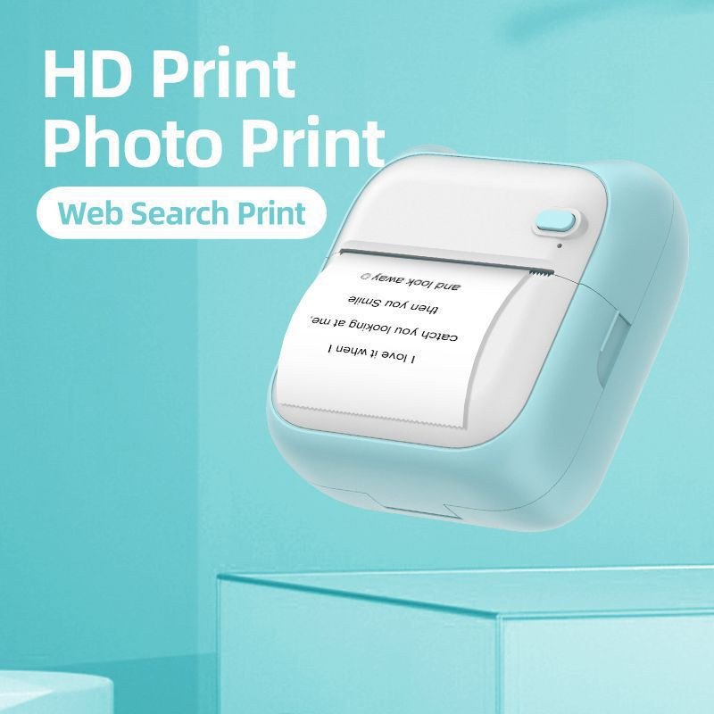 Mini Pocket Photo Printer Portable Thermal Printing Machine Wireless Bluetooth Printer for Picture Lable DIY Handcraft List