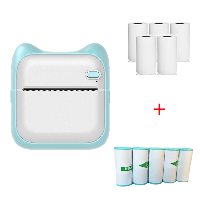 Mini Pocket Photo Printer Portable Thermal Printing Machine Wireless Bluetooth Printer for Picture Lable DIY Handcraft List