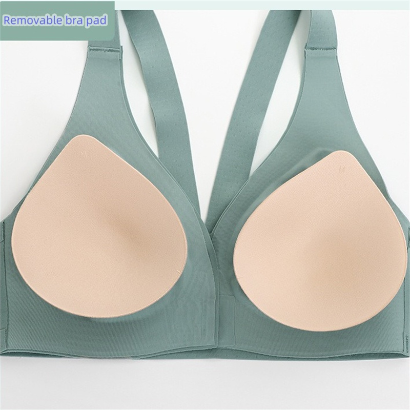 Women's Brassiere Front Button Underwear Women Non-steel Ring Sexy Back Underwear Ladies Breathable Gather Bra Lady Sports Bras
