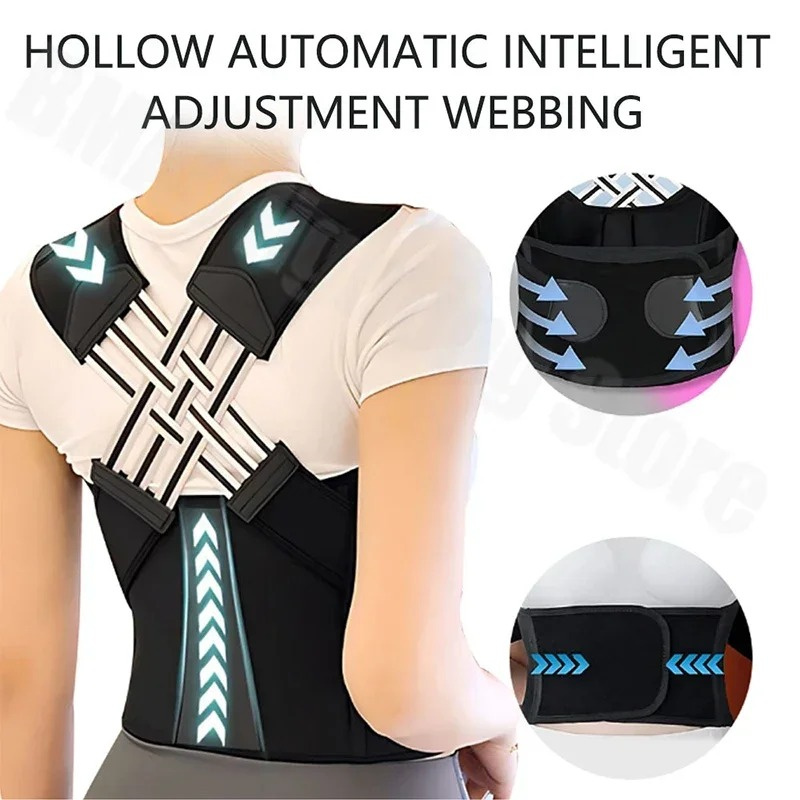 New Adult Posture Corrector Belt Breathable Back Correction Strap Women Men Back Support Sitting Position Correction Tool