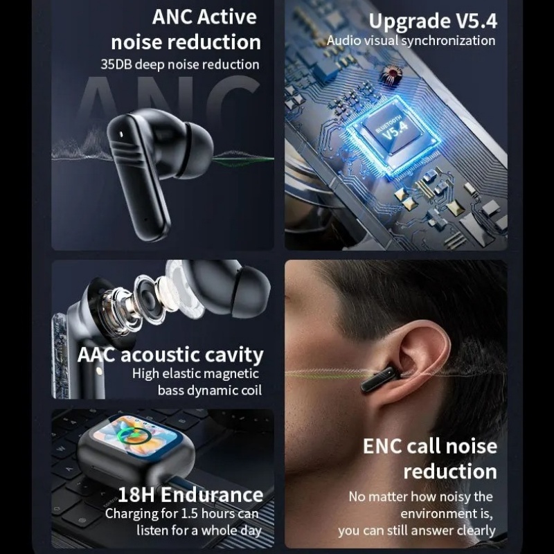 LX-10 Wireless Bluetooth Headphones TWS Earbuds In Ear With Mic Hifi Stereo Sports Earphone Waterproof Gaming Headset