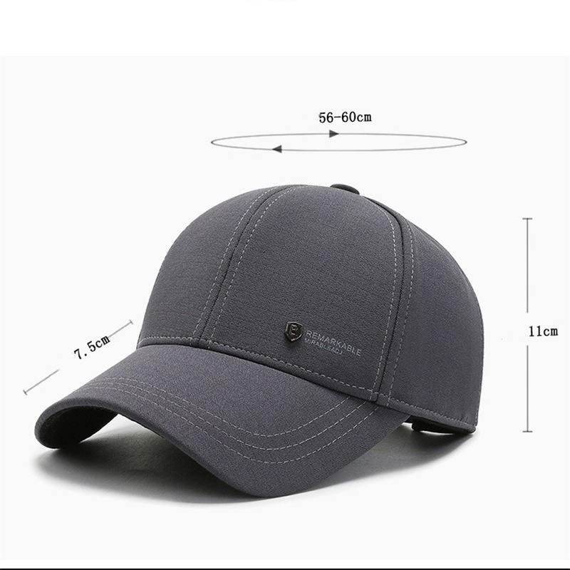 High Quality Baseball Cap Men's Baseball Hat Dad Hat Trucker Hat Outdoor Sports Cap Solid Color Adjustable Windproof Peaked Caps