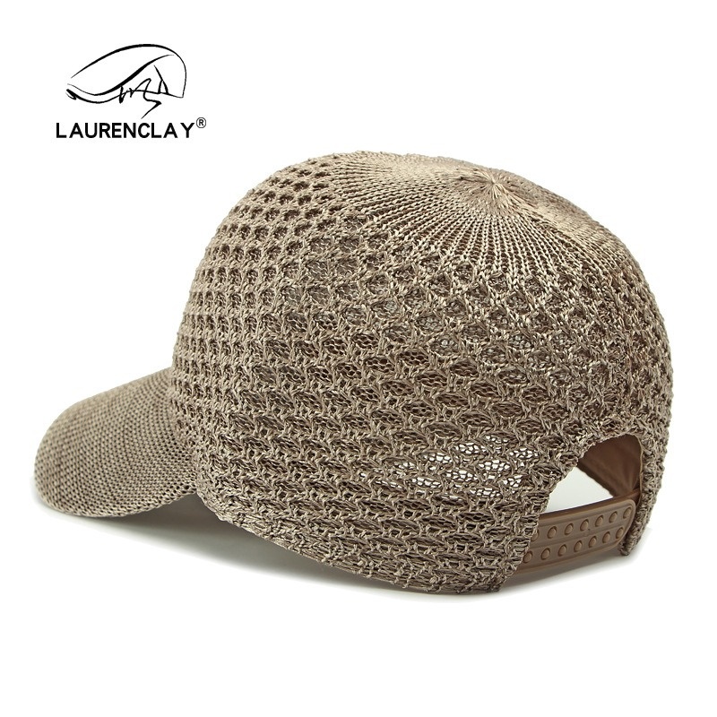 Breathable Mesh Baseball Cap Men Women Adjustable Sun Hat Lightweight Outdoor Summer Caps with Ventilation Holes Sun Protection