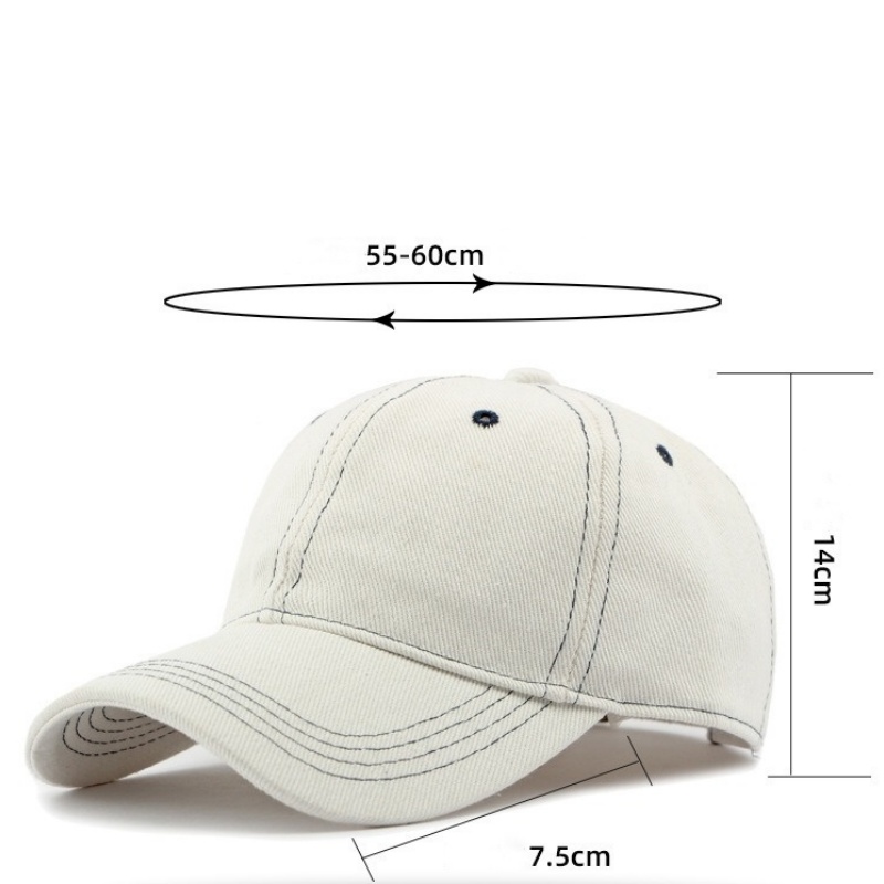 Fashion Solid Color Denim Baseball Cap Women Men Snapback Outdoor Sun Visor Hat Casual Hip Hop Hats Adjustable Snapback Cap