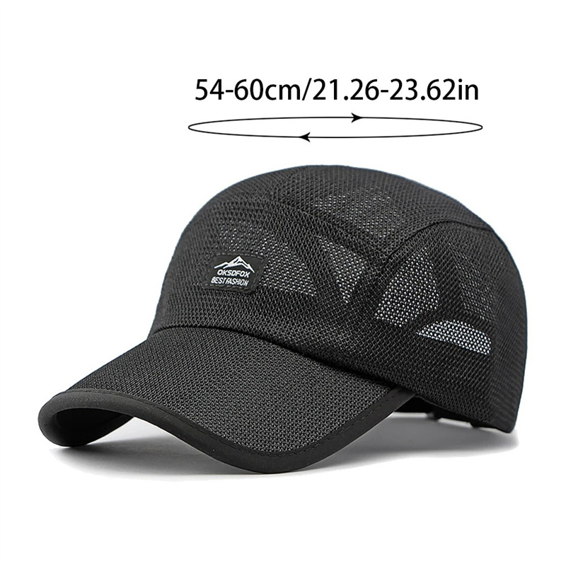 Summer Sun Cap for Men Women Breathable Mesh Cap Adjust Sport Baseball Cap Male Female Baseball Hat Unisex Trucker Caps