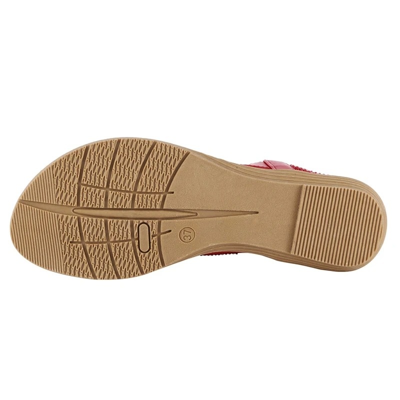 Luxury Summer Ladies Sandals Crystal Pearl Women's Shoes Solid Color Flip Flops Round Toe Elastic Band Beach Flat Sandals