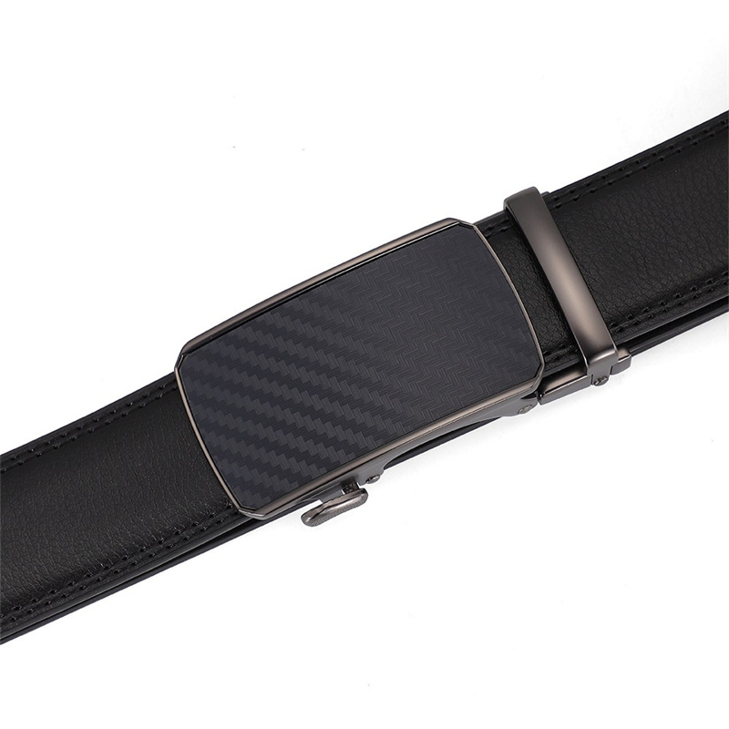 Men Belt Genuine Leather Automatic Buckle Famous Brand Belt for Men's High Quality Buckle Work Business Waist Belt