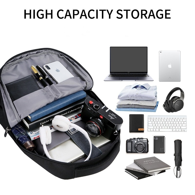 Fashion Men's Backpack Luxury Casual Travel Backpacks Large Capacity Busiess Laptop Backpack Shoulder Bag Waterproof Bookbag