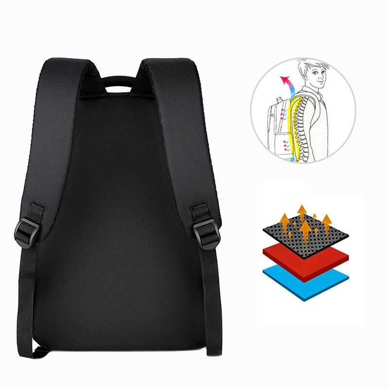 Fashion Men's Backpack Luxury Casual Travel Backpacks Large Capacity Busiess Laptop Backpack Shoulder Bag Waterproof Bookbag