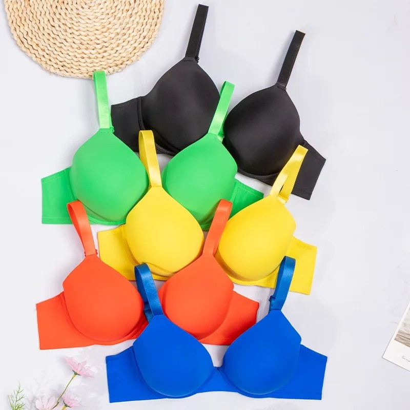Plus Size Women Wireless Bralette Girls Gather Lingerie Sexy Underwear Seamless Push Up Bras Comfortable and Support Bra