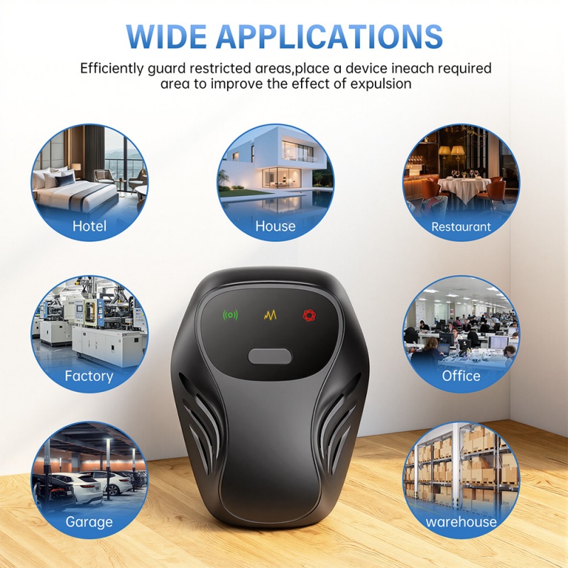 Ultrasonic Pest Repeller Safe Electronic Insect Control Effective Against Mosquitoes, Rats, Cockroaches & Family Pests