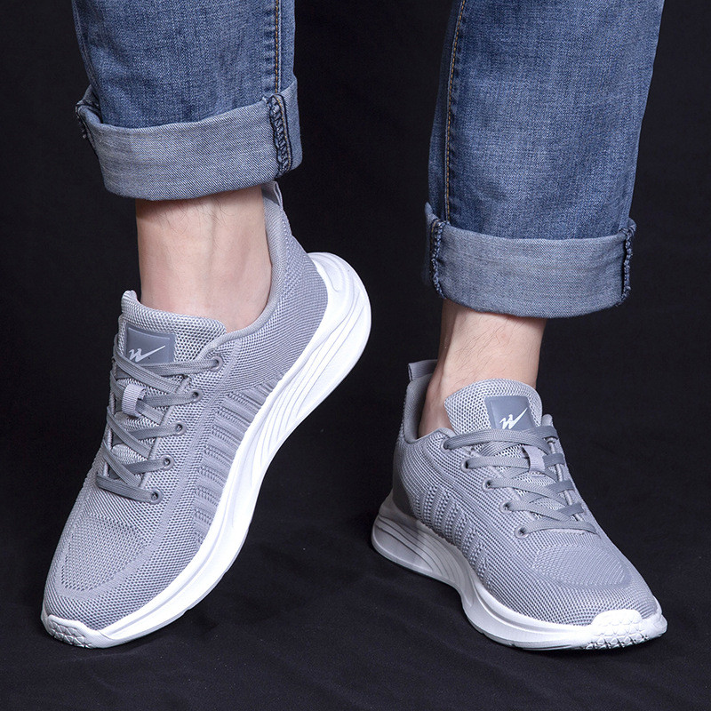 Fashion Men Running Shoes Lightweight Platform Mens Trainers Comfortable Breathable Walking Sneakers Men's Gym Sports Shoes
