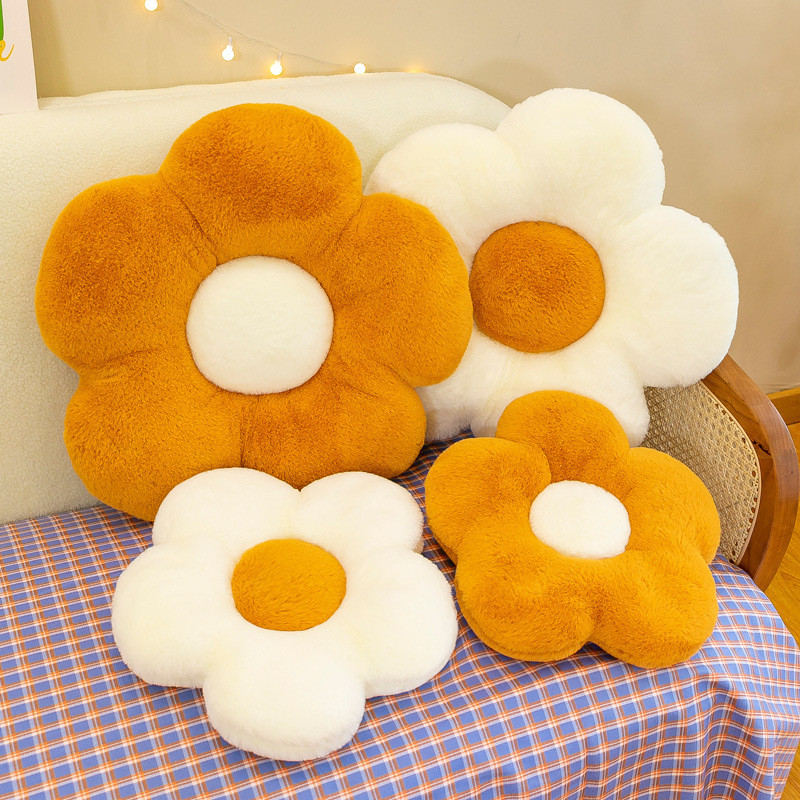 35cm/50cm Sofa Cushions Flower Throw Pillow Ultra Soft Stuffed Office Chair Cushion Bedroom Soft Floor Pad Living Room Decor