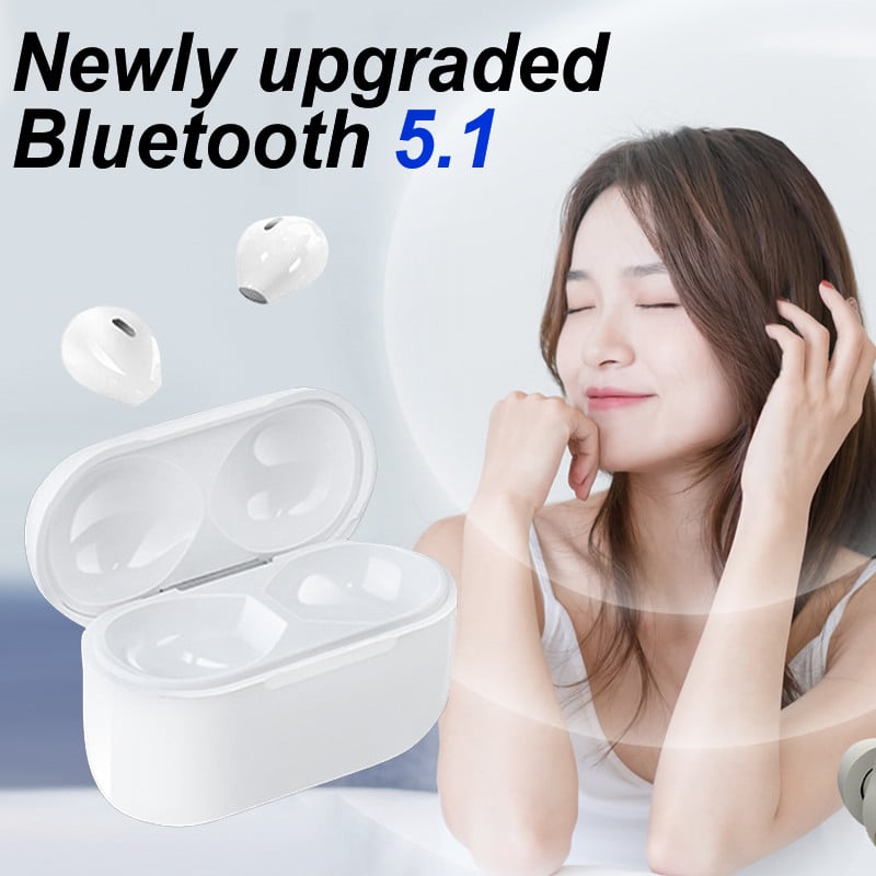 TWS Wireless Invisible Bluetooth Headset Mini Semi-In-Ear x6 No Pain Micro Mono/Twin Earphones with Mic Sleep Headphones