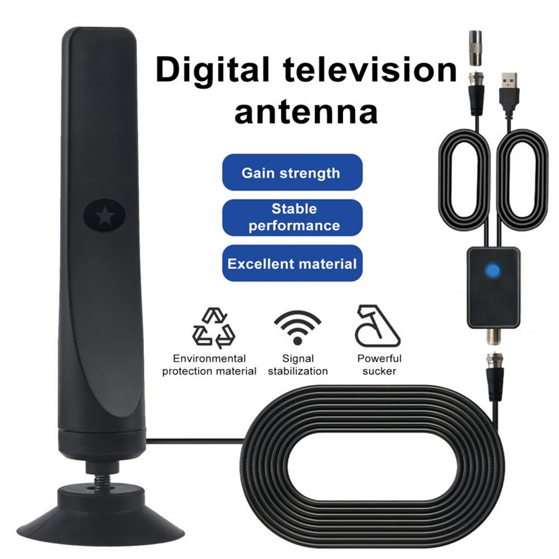 1080P HD Smart TV Antenna HD Receiver 25dBi 50 Miles Digital HDTV Booster Indoor Aerial Indoor HDTV Signal Receiver Amplifier