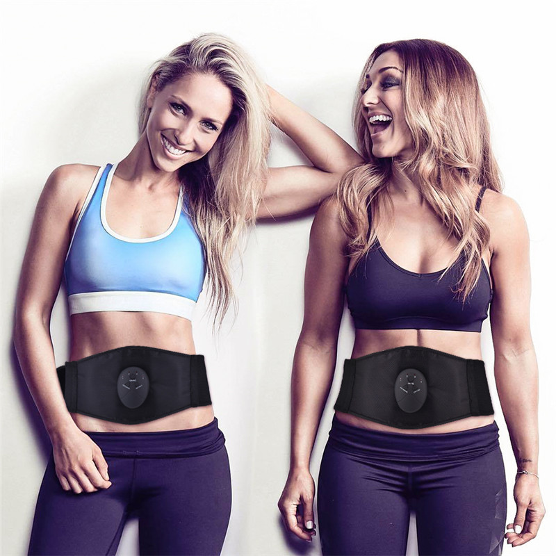 Vibration Muscle Abdominal Trainer Body Slimming Belt EMS Massager Abdominal Stimulator Waist Support Fat Burning Weight Loss