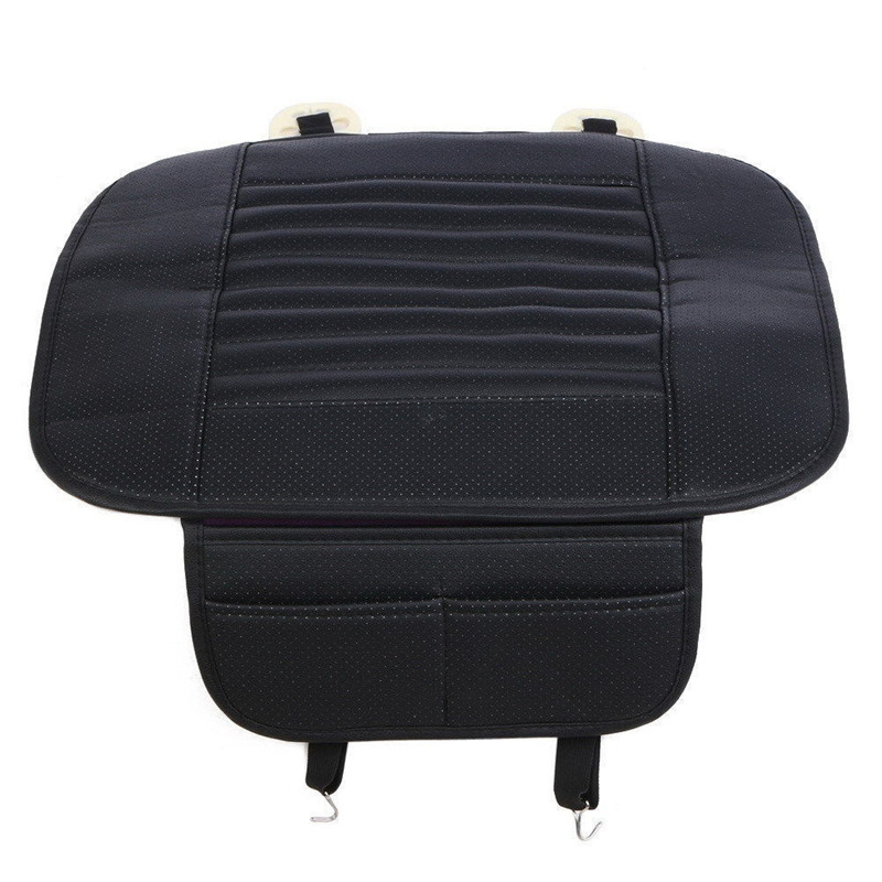 PU Leather Car Front Seat Cover Four Seasons Anti Slip Mat Car Single Seat Cushion Cover Universal Auto Chair Pad Car Styling