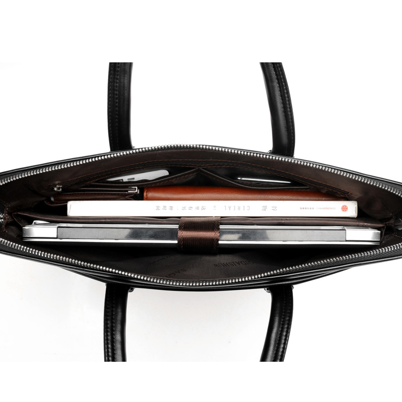 Fashion Shoulder Bag Men Briefcase PU Leather Men Office Tote Business Laptop Handbag Luxury Brand Male Messenger Bags