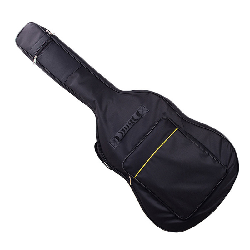 Guitar Carrying Bag Waterproof Two Front Pockets Adjustable Shoulder Straps Protective Classical Acoustic Guitar Backpack Cover